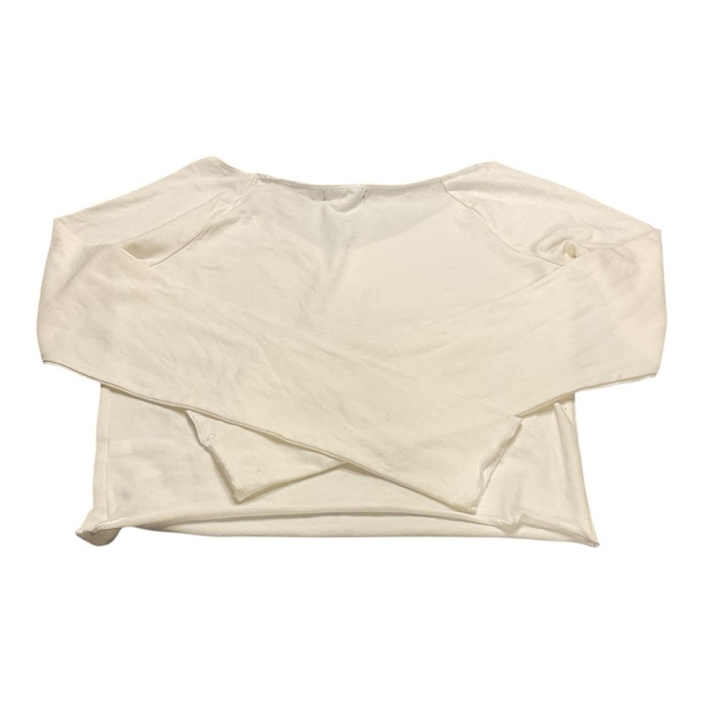 ❤️3/$15 White Wild Fable Women’s Long Sleeve V Neck Top Size S - Picture 4 of 6